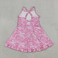 Baby Girls Kids Sleeveless Butterfly Yoga Active Knee Length Dress RTS