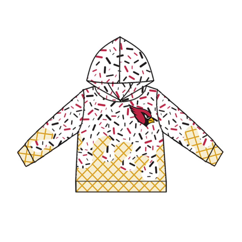 Baby Kids Toddler Kids Toddler Bird Team Hoodie Pullover Shirt ( Moq 5 )