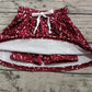 Baby Girl Red Team Skort Shorts Bottoms ( Moq 5 )