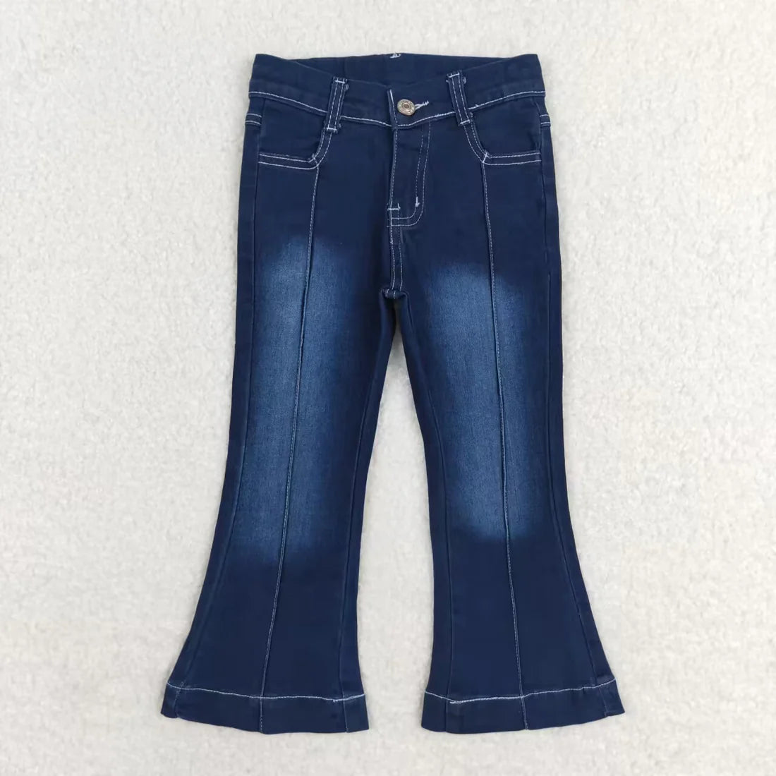 Baby Girls Kids Blue Denim Pants Jeans Bottoms RTS