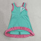 Baby Girls Kids Sleeveless Shorts Pink Scallop Green Dress Yoga Active Clothes RTS
