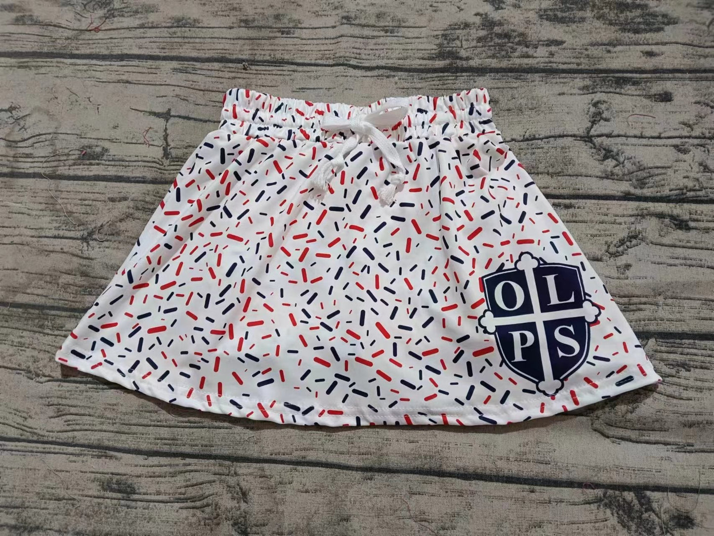 Baby Girl Team Summer Skort Shorts Bottoms ( Moq 5 )