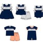 ( Moq 5 ) Baby Girls Toddler Short Sleeves Team Knee Length Ruffle Dress