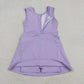 Baby Girls Sleeveless Purple Bow Shorts Knee Length Yoga Active Dress RTS