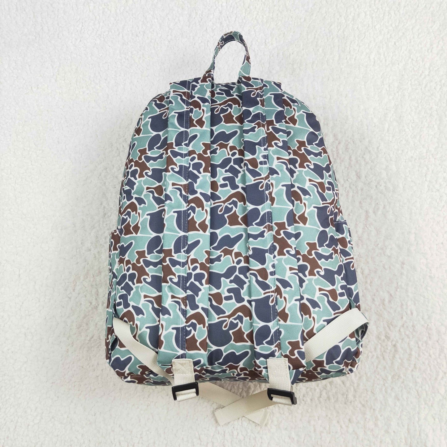 Baby Kids Boy Green Camo Backpack Bag