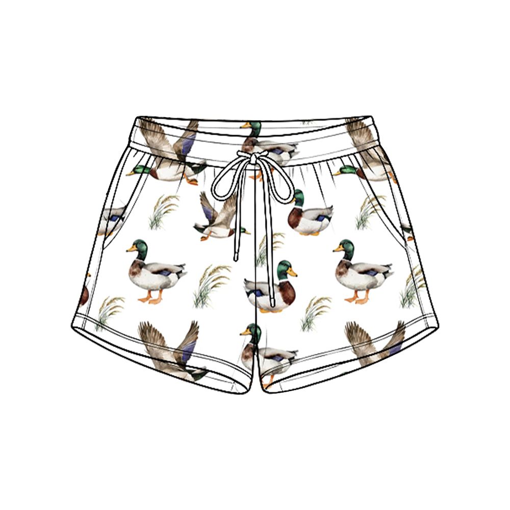 ( Moq 5 ) Preorder Baby Boys Kids Pockets Shorts Bottoms Ducks Clothes