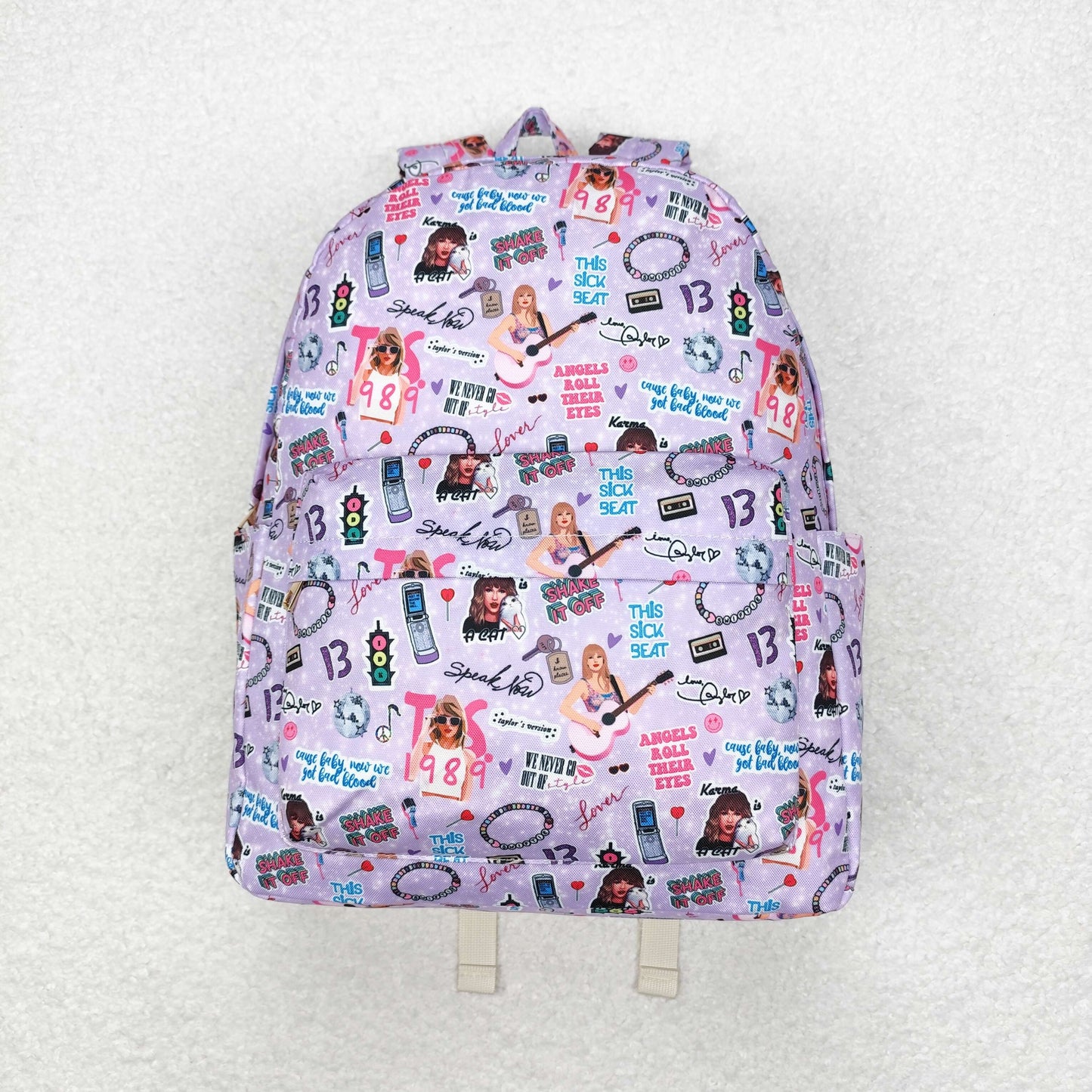 Baby Girl Toddler Singer Purple Backpack Bags