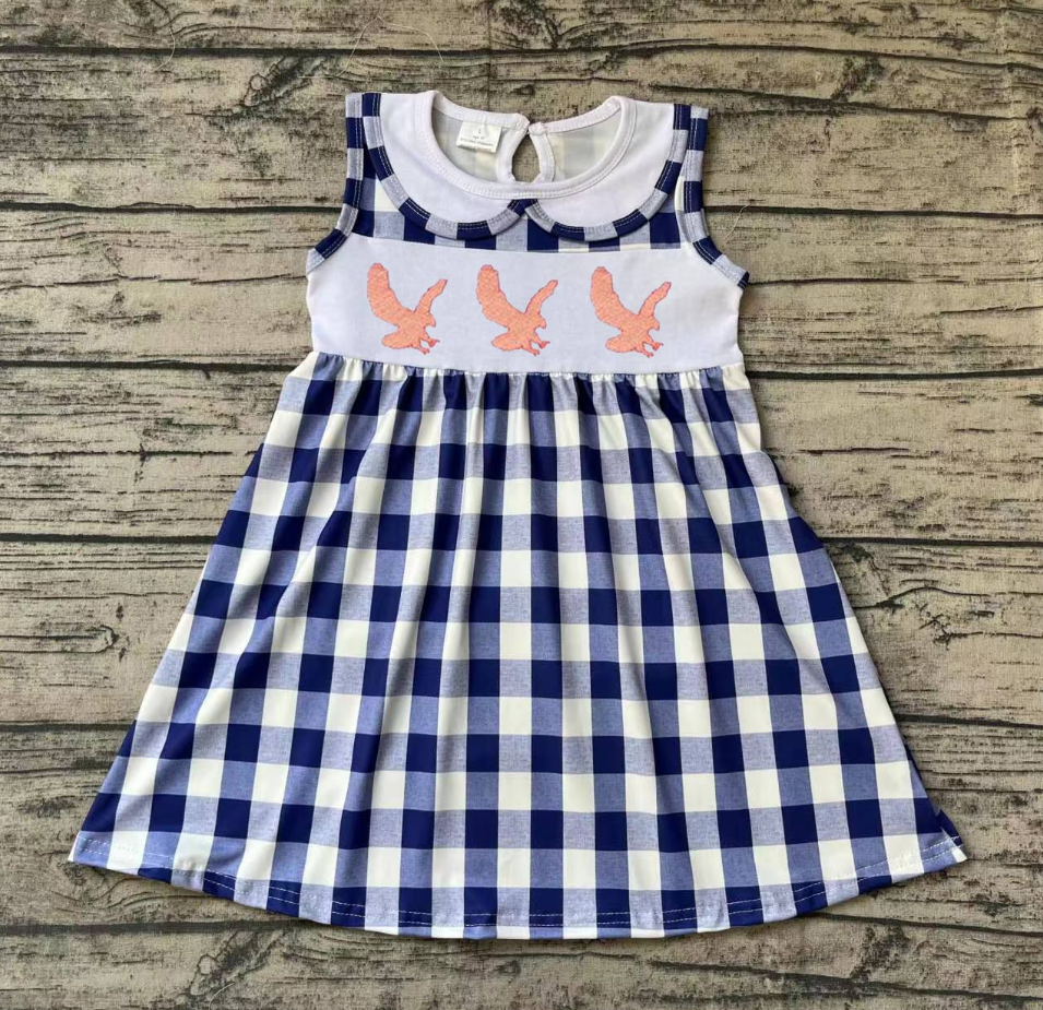 No moq Pre-order Baby Girl Plaid Dress