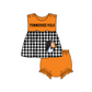 ( Moq 5 Each Style ) Baby Boys Girls Kids Dog Plaid Team Sibling Rompers Dress Sets