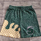 Baby Boy Adult Men S Team Family Green Shorts Bottoms ( Moq 5 )