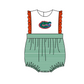 ( Moq 5 Each Style ) Baby Boys Girls Kids Green Stripes Team Sibling Rompers Sets
