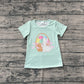 Baby Kids Short Sleeves Rabbit Eggs Easter Shirt Tops RTS