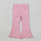 Baby Girl Pink Tassel Ruffle Denim Jeans Pants