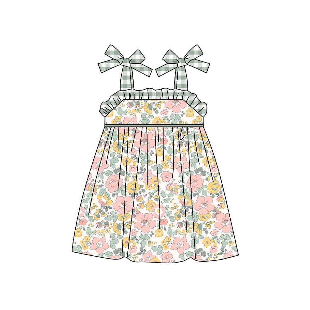 Moq 3 Pre-order GSD0775 Baby Girl Floral  Dress