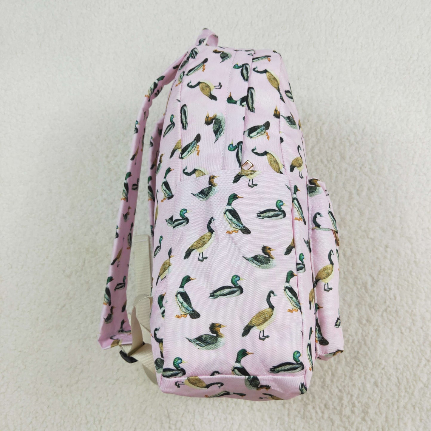 Baby Girl Ducks Pink Backpack Bag