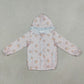 Baby Girls Kids Long Sleeves Pumpkins Flower Pockets Hoodie Zipper Coat Fall Tops RTS