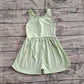 Baby Girl Sleeveless Light Green Yoga Active Jumpsuit RTS