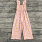 Baby Girl Short Sleeves Flower Pants Jumpsuit RTS