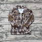 Baby Boy Camo Green Long Sleeves Zipper Pullover Tops