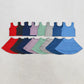 Baby Girl Sleeveless Vest Tops Skorts Yoga Active Sibling Clothes Set RTS