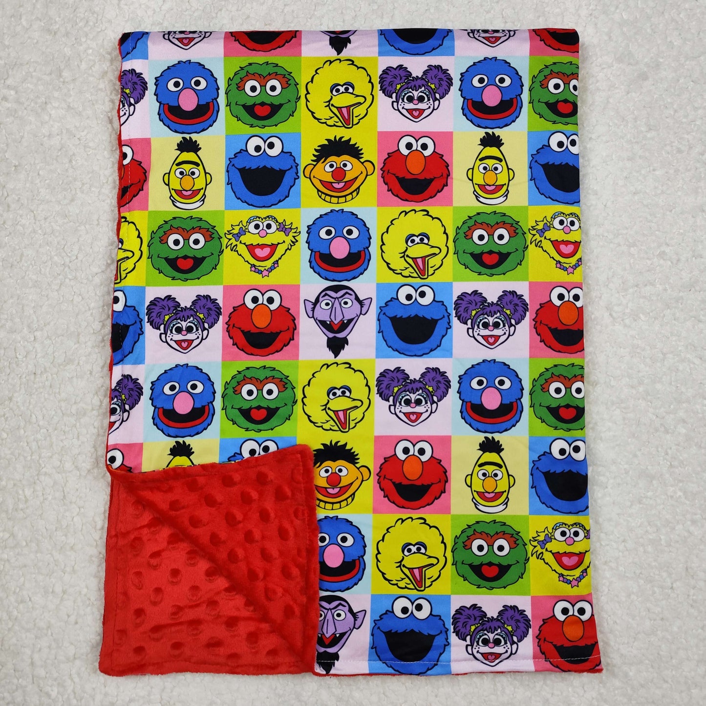 Baby Kids Toddler Cartoon Minky Blanket