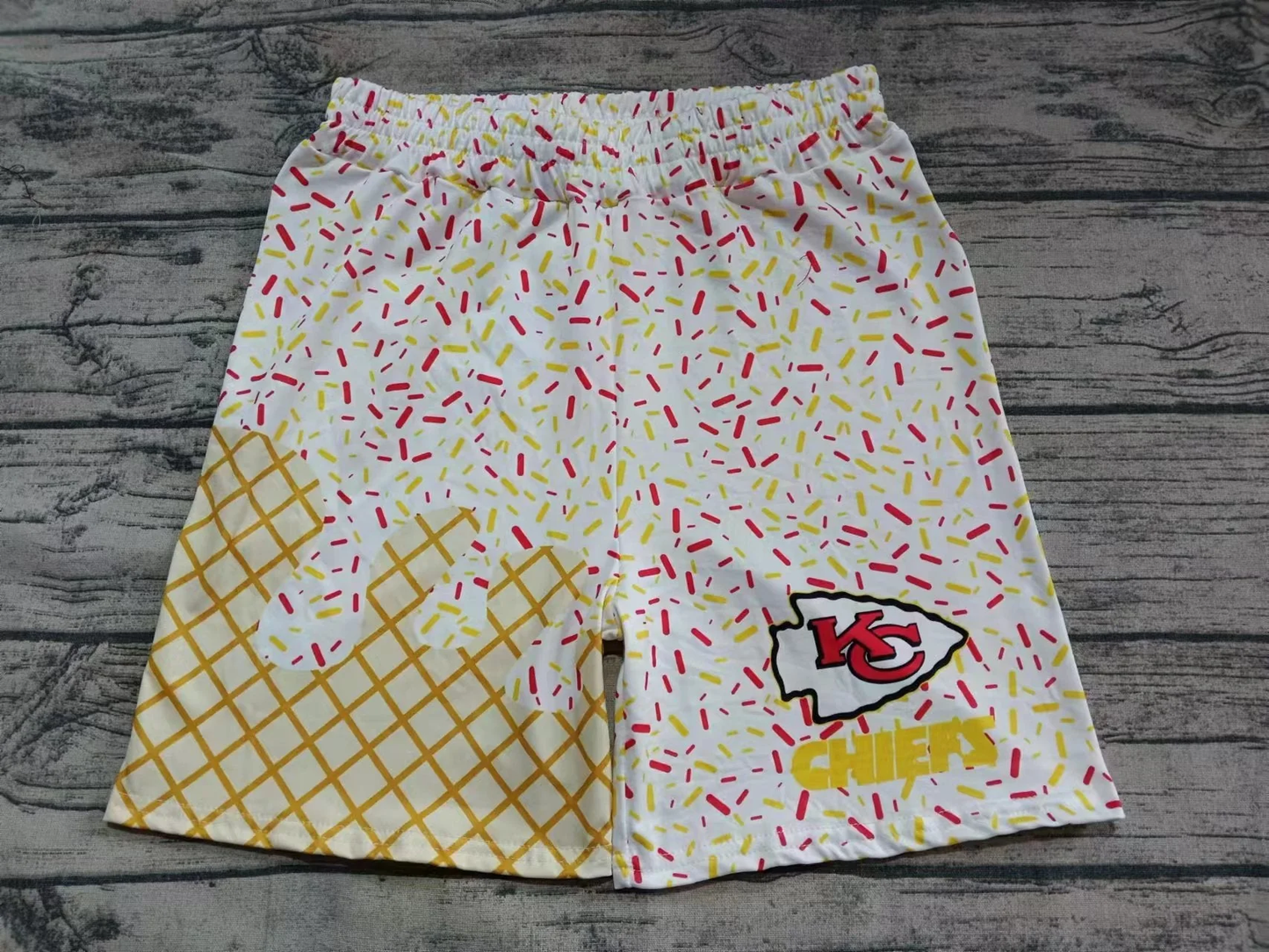 Baby Boy Adult Men KC Team Family Shorts Bottoms ( Moq 5 )