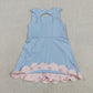 Sibling Baby Girls Kids Sleeveless Bows Yoga Scallop Shorts Dresses Clothes RTS