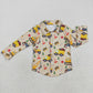 Baby Boy Long Sleeves Trucks Christmas Buttons Shirt Tops RTS