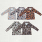 Sibling Baby Boys Kids Long Sleeves Camo Zipper Hunting Pullovers Shirts RTS