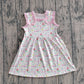 Baby Girls Kids Sleeveless Mermaid Knee Length Dress RTS