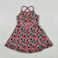 Baby Girls Kids Straps Dogs Camo Print Team Yoga Ruffle Knee Length Dress RTS