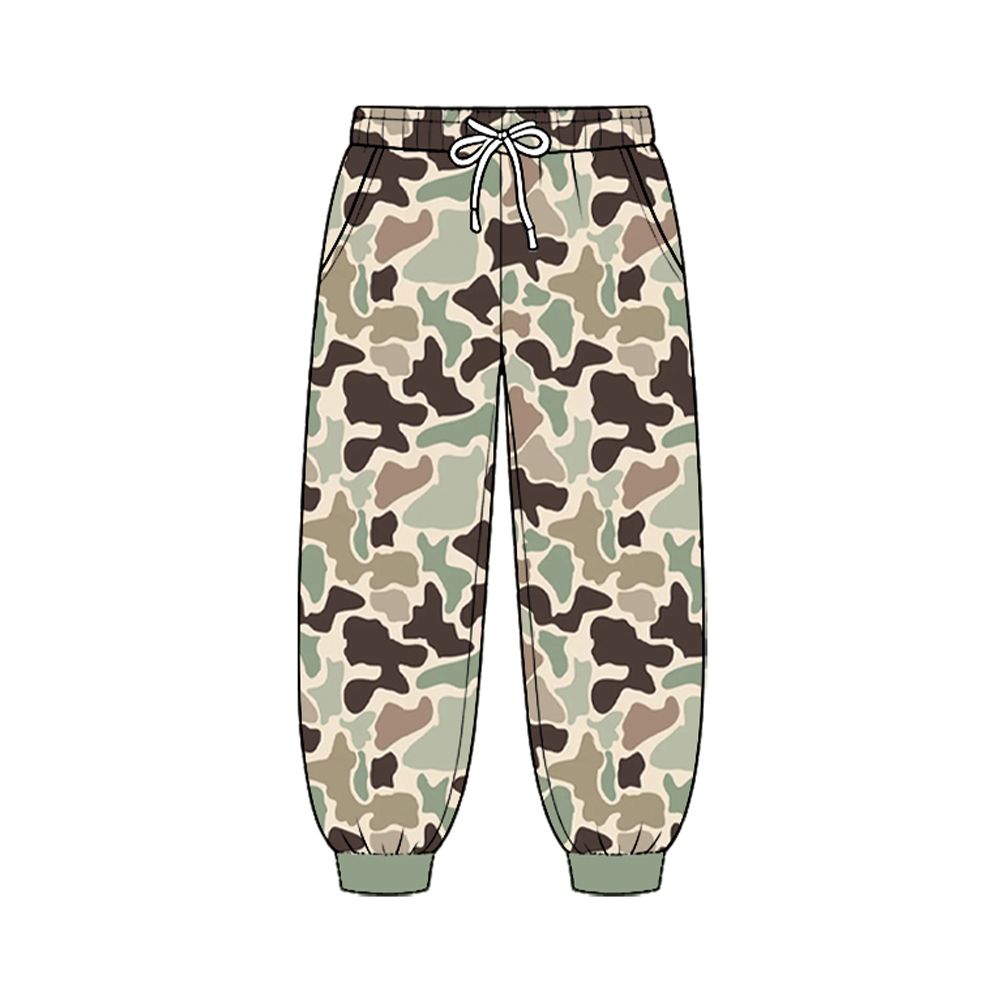 ( Moq 5 ) Baby Boys Kids Pockets Jogger Pants Bottoms Camo Clothes