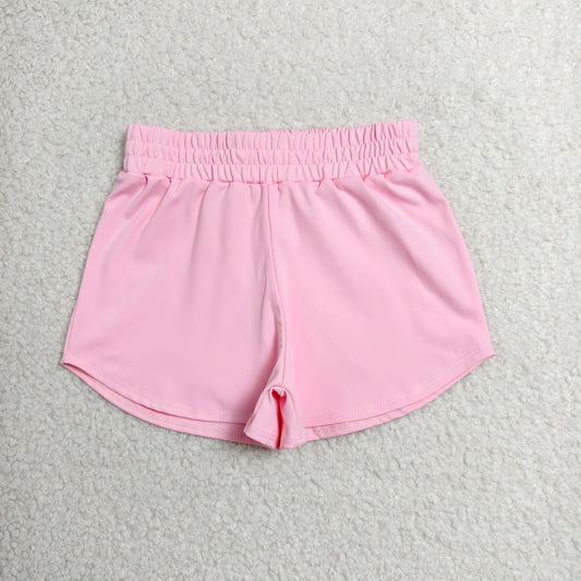 Baby Girls Kids Pink Shorts Bottoms Yoga Active Clothes RTS
