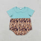 Baby Kids Infant Short Sleeves Camo Bubble Romper RTS