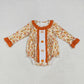 Baby Girl Long Sleeves Embroidery Pumpkins Bows Floral Sibling Fall Romper Dress Set RTS