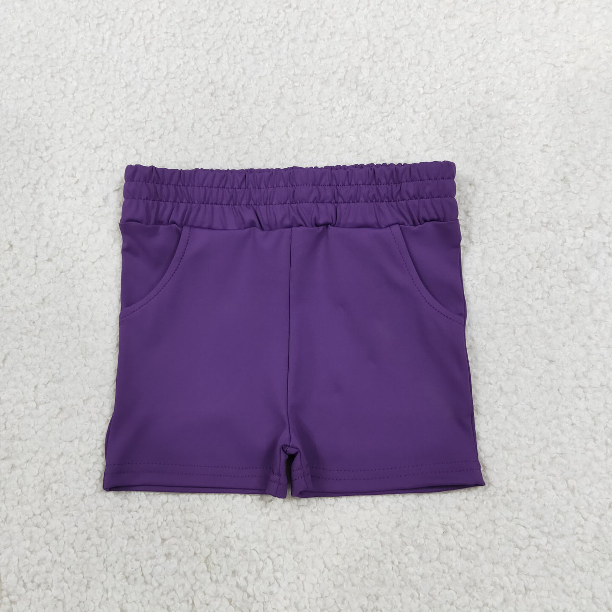 Baby Girls Kids Pockets Shorts Bottoms Yoga Active Purple Clothes RTS