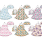 Baby Girl Summer Halter Flower Sibling Dress ( Moq 5 Each Style ) 3.15