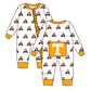 Baby Girl Infant Long Sleeves Christmas Dog Team Zipper Romper Moq 5