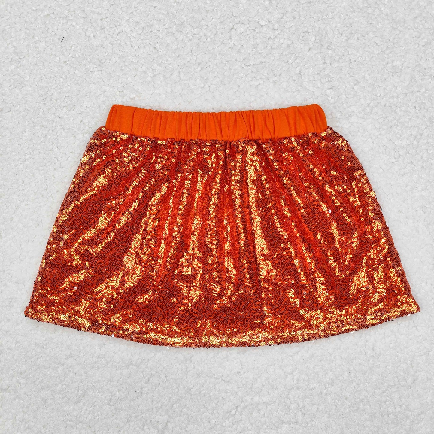 Baby Girl Kids Orange Sequins Skirt Bottoms Clothes