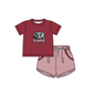 ( Moq 5 Each Style ) Baby Boys Girls Kids Elephant Stripes Team Sibling Rompers Sets