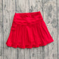 Baby Girl Toddler Red Yoga Active Shorts Skirt Skort Summer Bottom RTS
