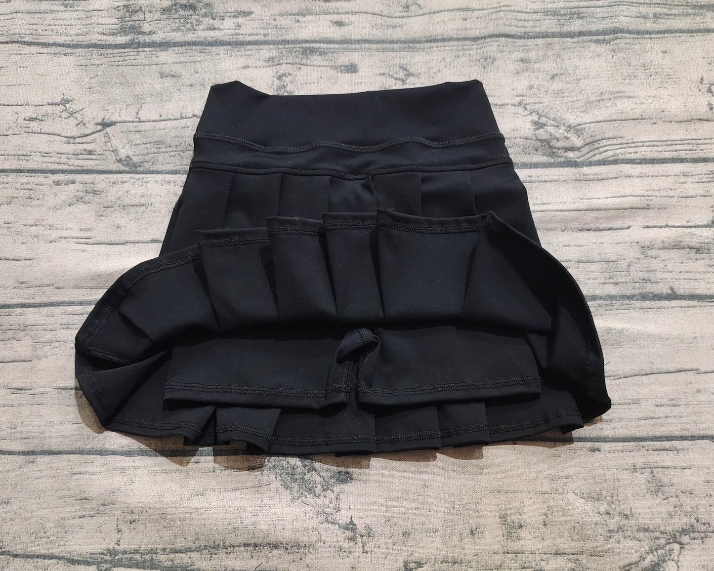 Baby Girl Toddler Black Yoga Active Shorts Skirt Skorts Bottoms RTS