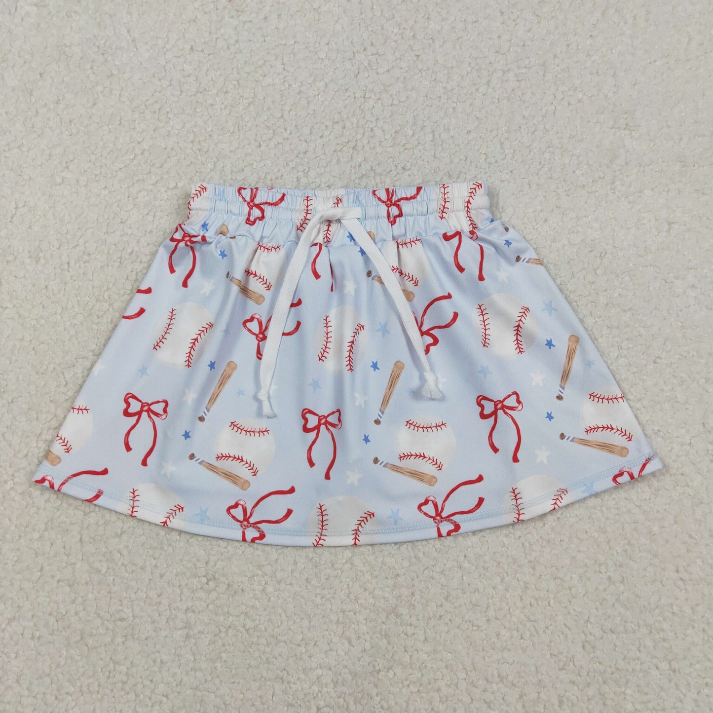 Baby Girls Bows Baseball Yoga Skirt Shorts Skorts Bottoms RTS