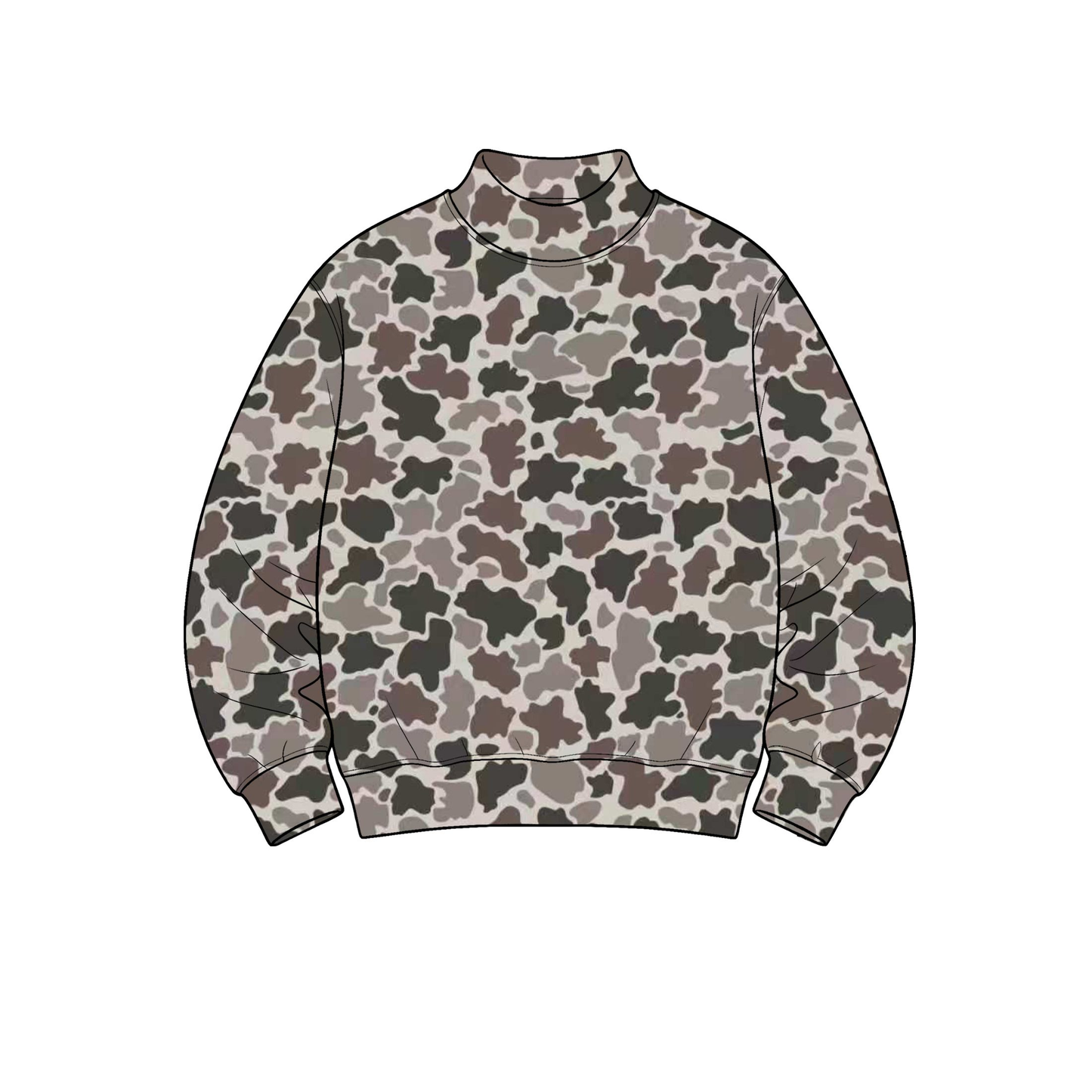 ( Moq 5 ) Preorder Adult Women Long Sleeves Shirt Tops Camo Pullover Yoga Active Clothes