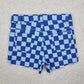 Baby Boy Blue Checked Denim Shorts