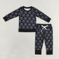 Baby Boy Long Sleeves Pants Sibling Brother Pajamas Set