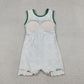 Baby Girls Kids Sleeveless Anchors Mardi Gras Yoga Shorts Knee Length Dress RTS
