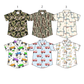 ( Moq 5 Each Style ) Sibling Baby Boys Kids Short Sleeves Buttons Shirts Tops