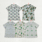 Sibling Baby Boys Short Sleeves Buttons Golf Shirts Tops Summer Clothes RTS