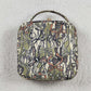 Baby Girls Kids Camo Bows Print Lunch Box Picnic Thermal Bag RTS